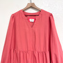 Tiered Long Sleeve Dress-3