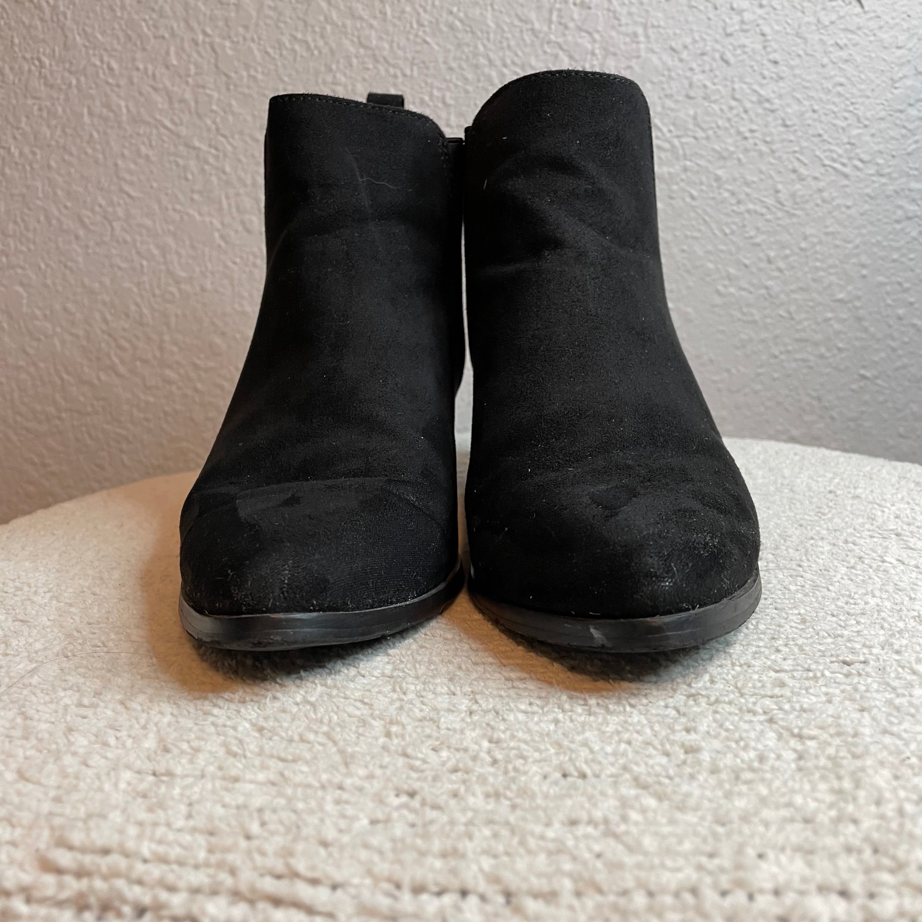 Faux Suede Booties