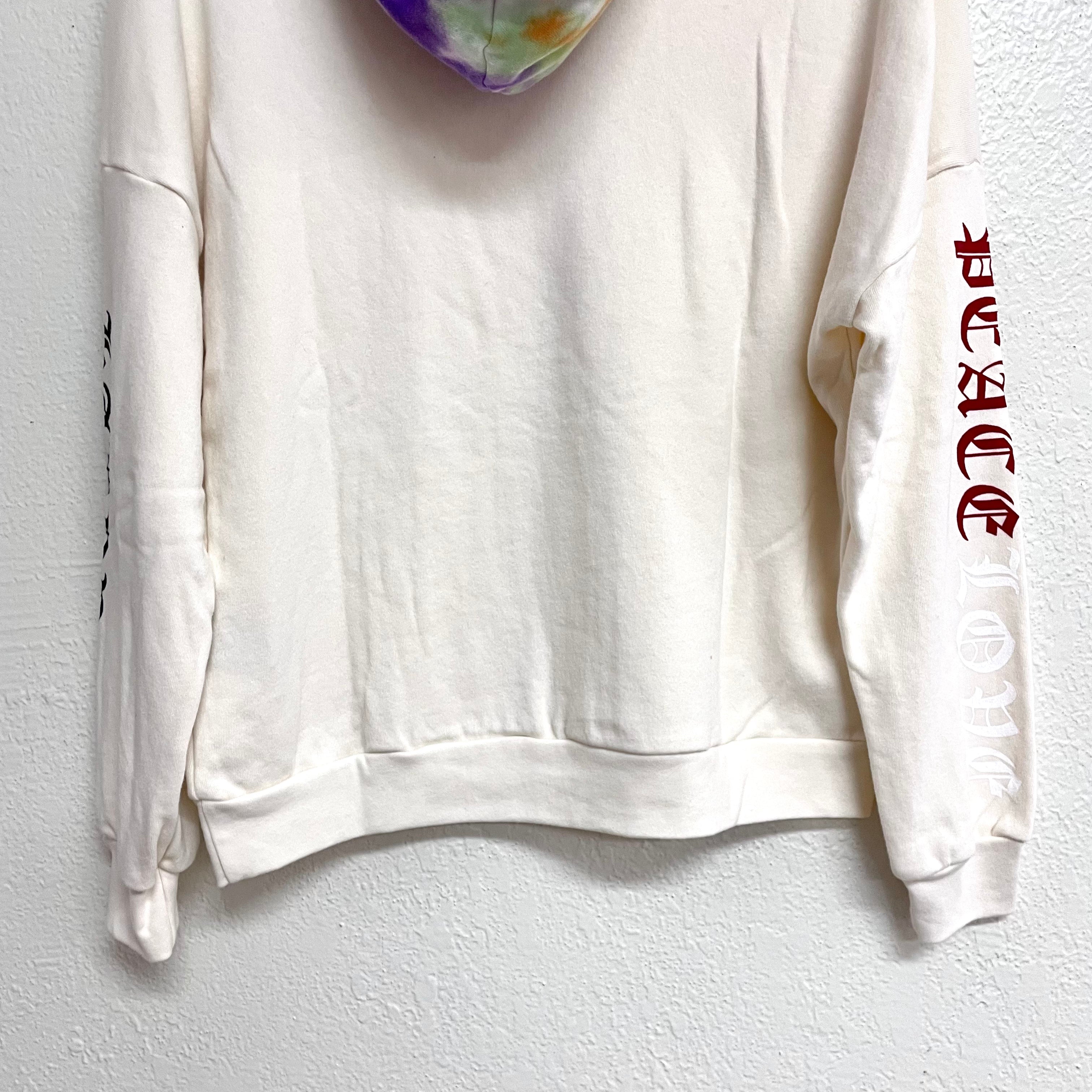 Tie Dye Peace Love Hoodie