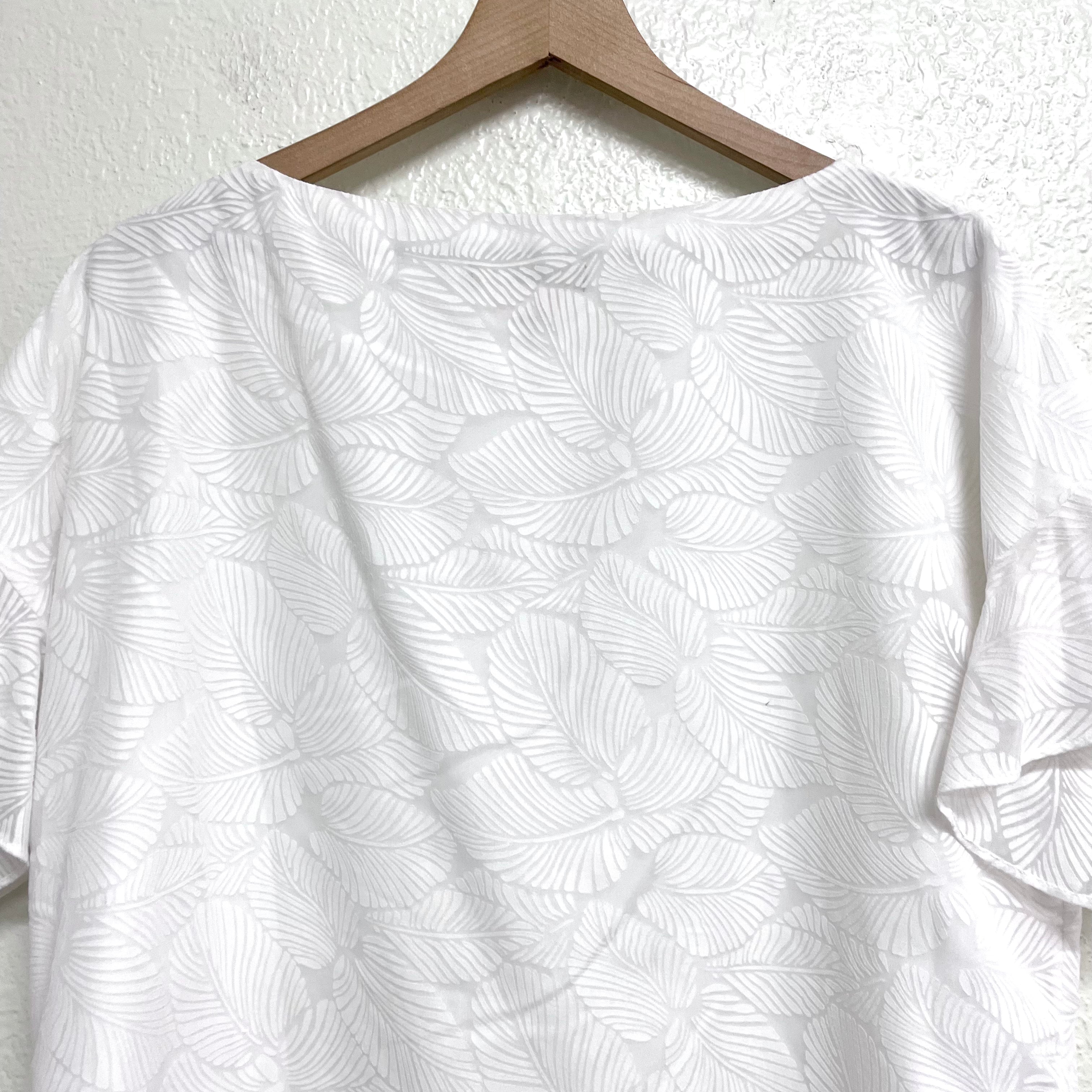 Leaf Overlay Top