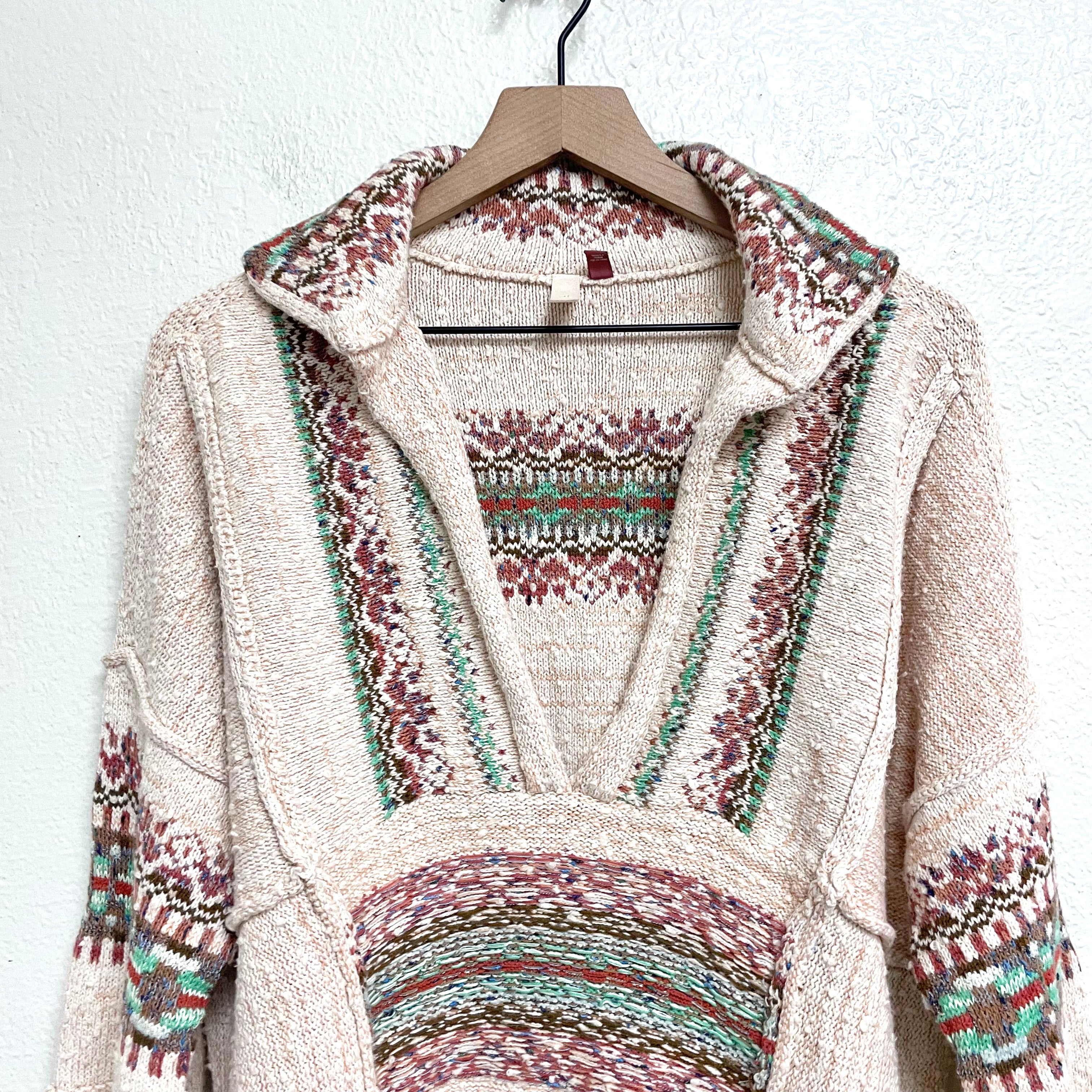 Boho V-Neck Sweater