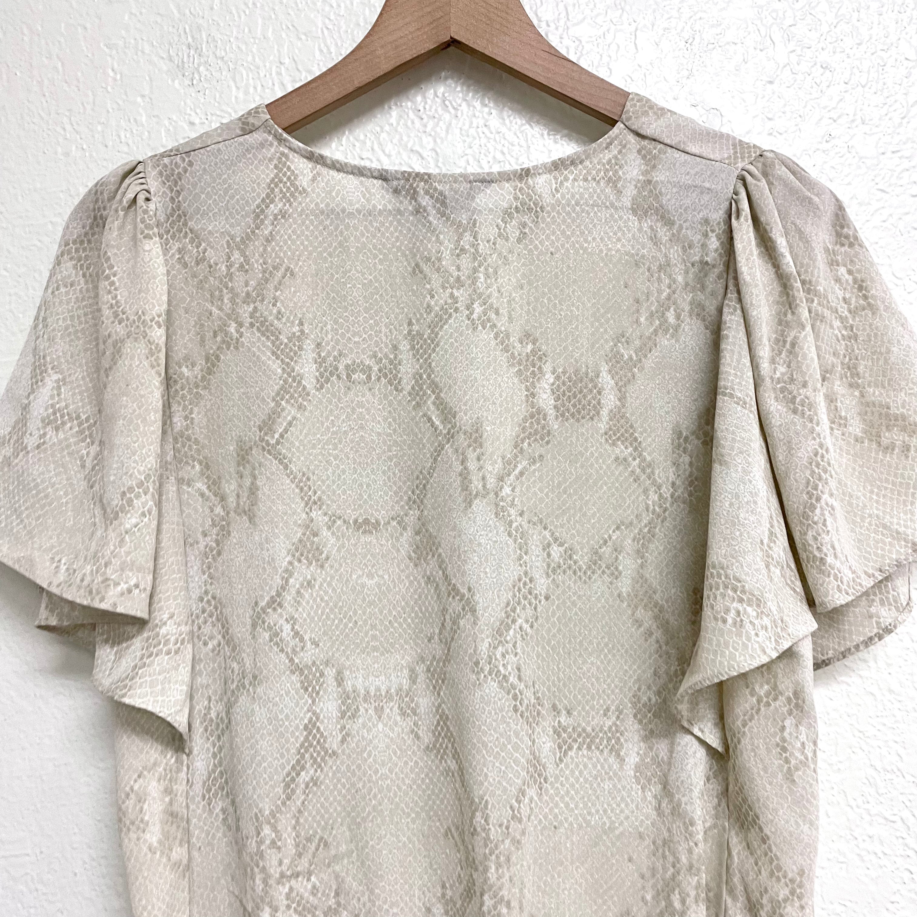 Snakeskin Blouse