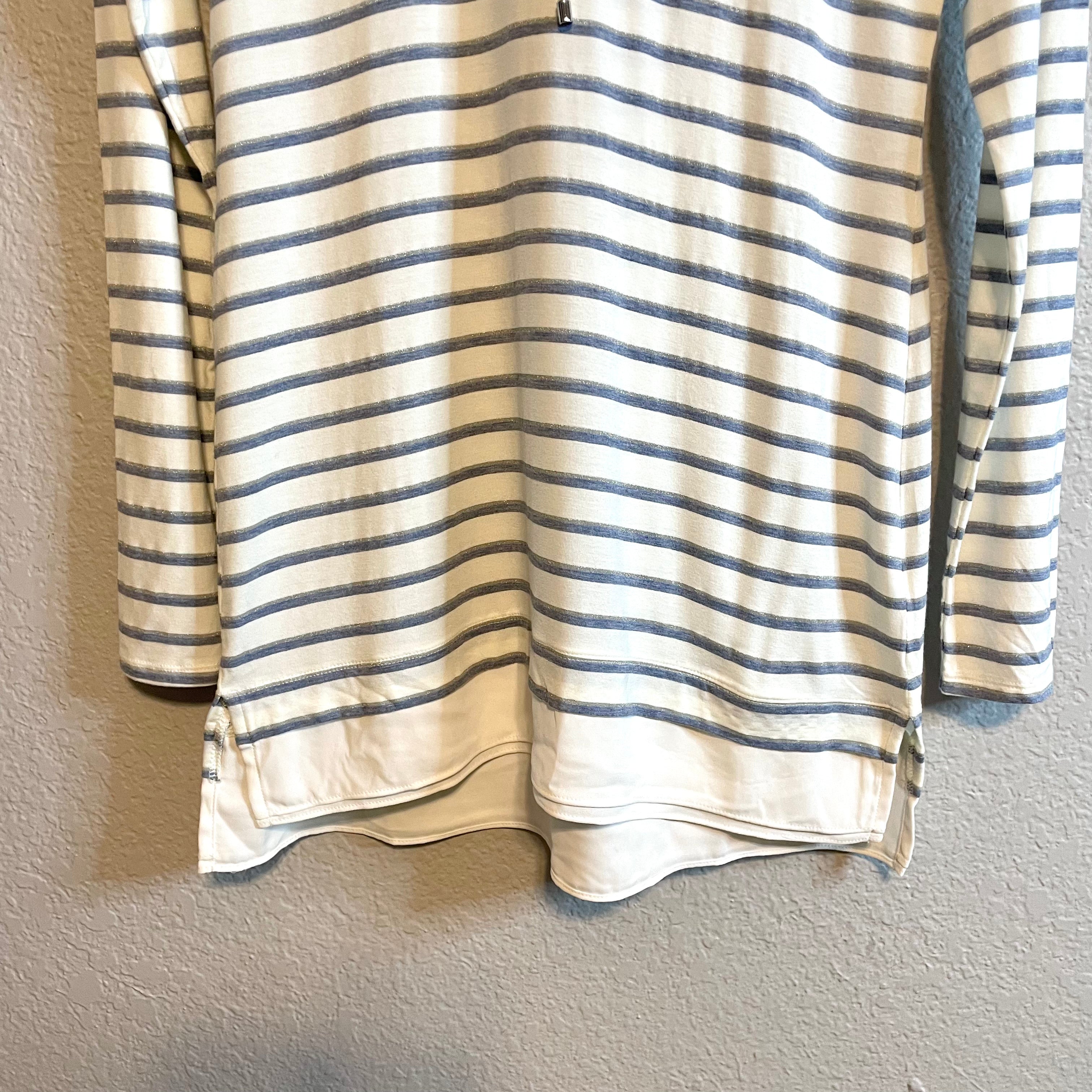 Hooded Striped Tunic