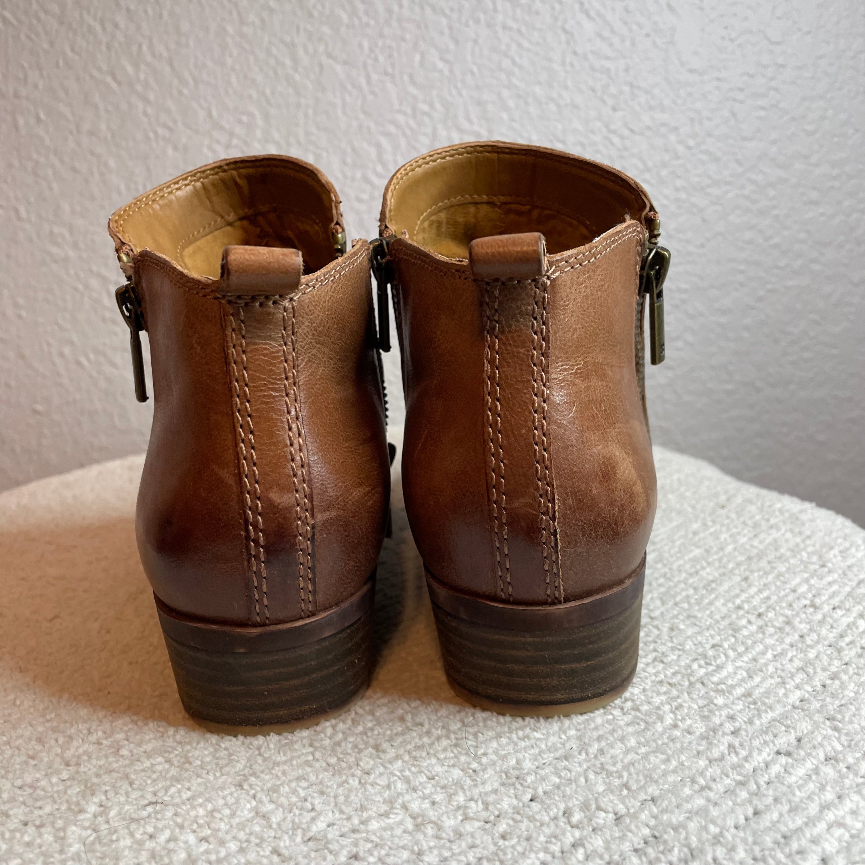 Leather Ankle Booties