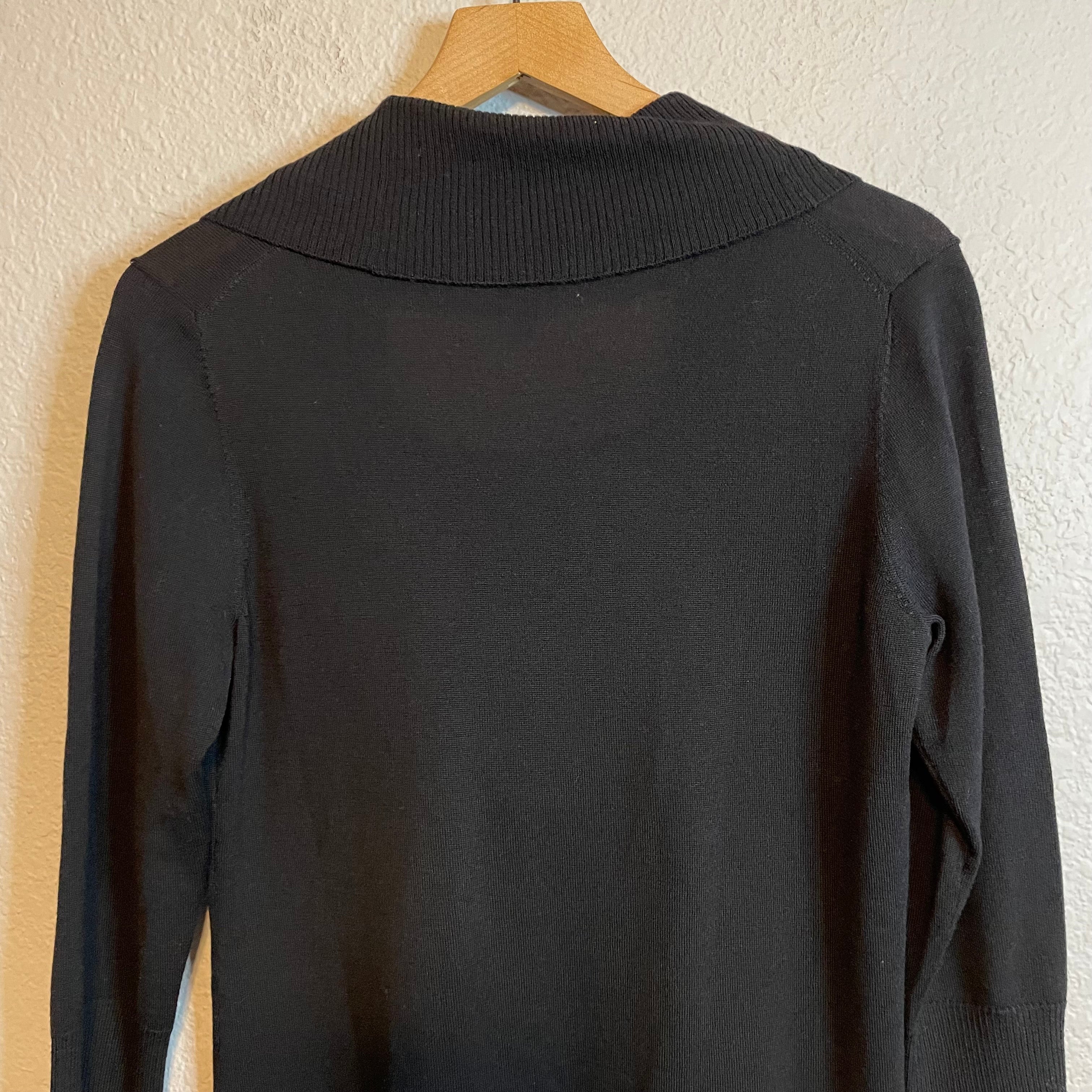 Draped Neck Sweater