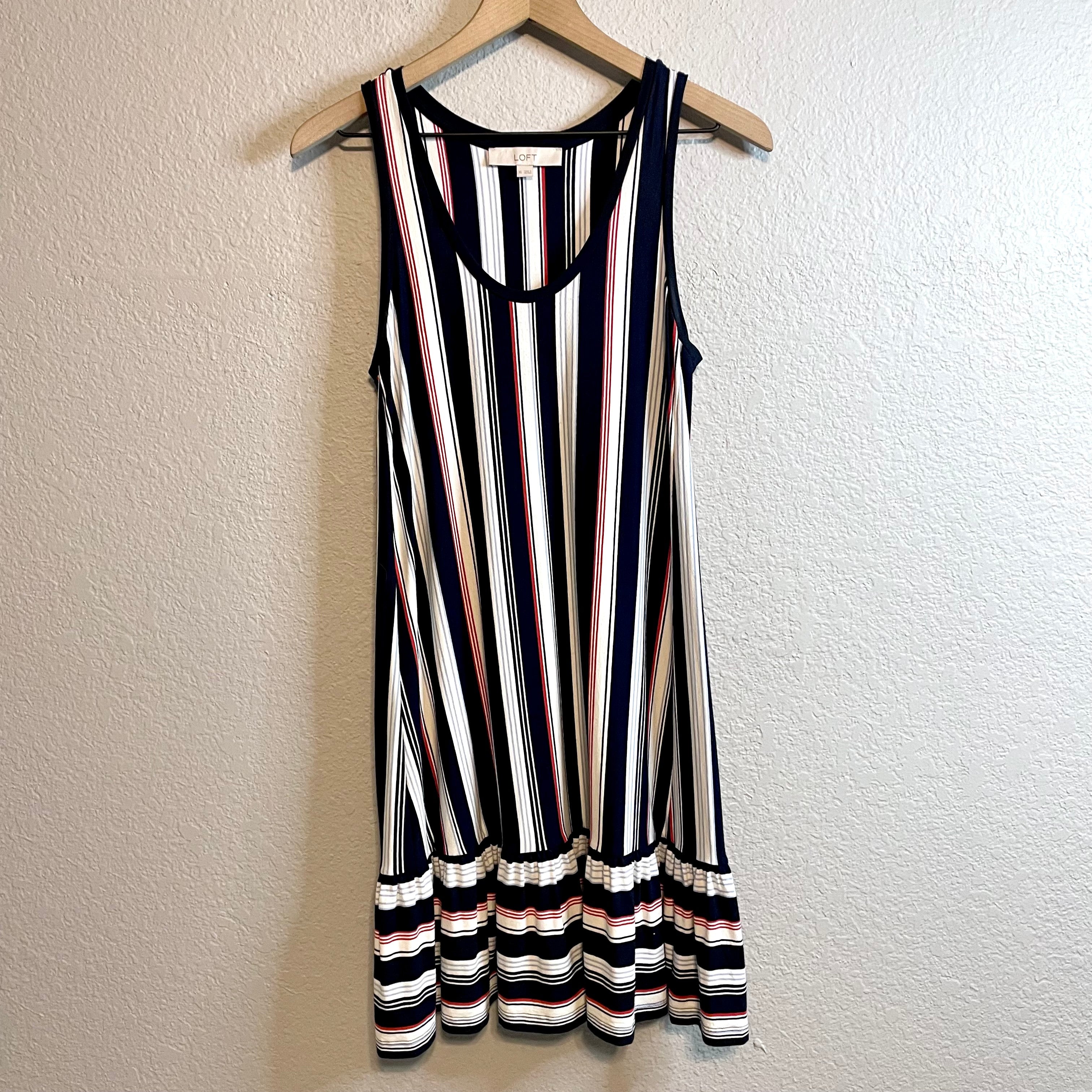 Sleeveless Striped Dress