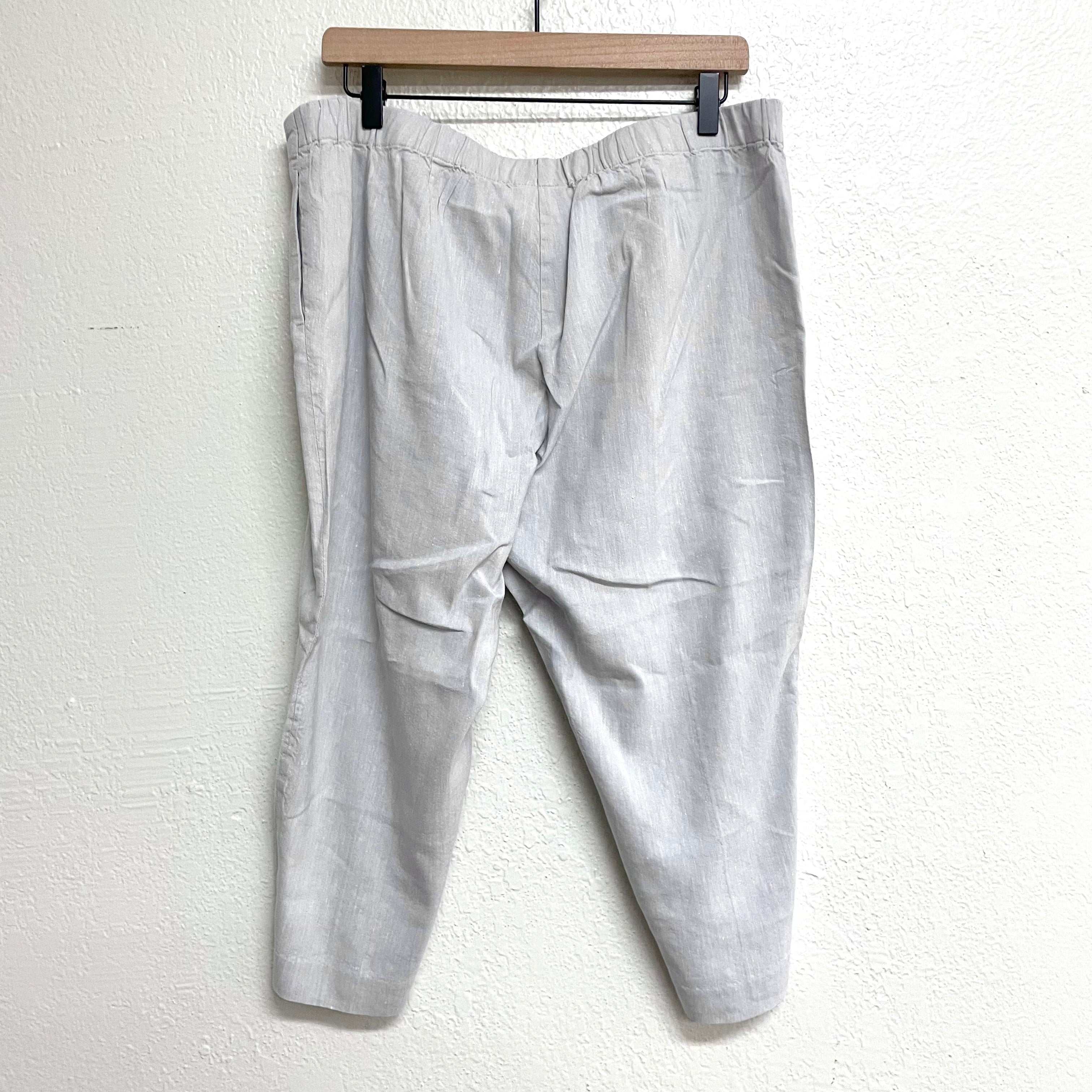 Linen Blend Capris