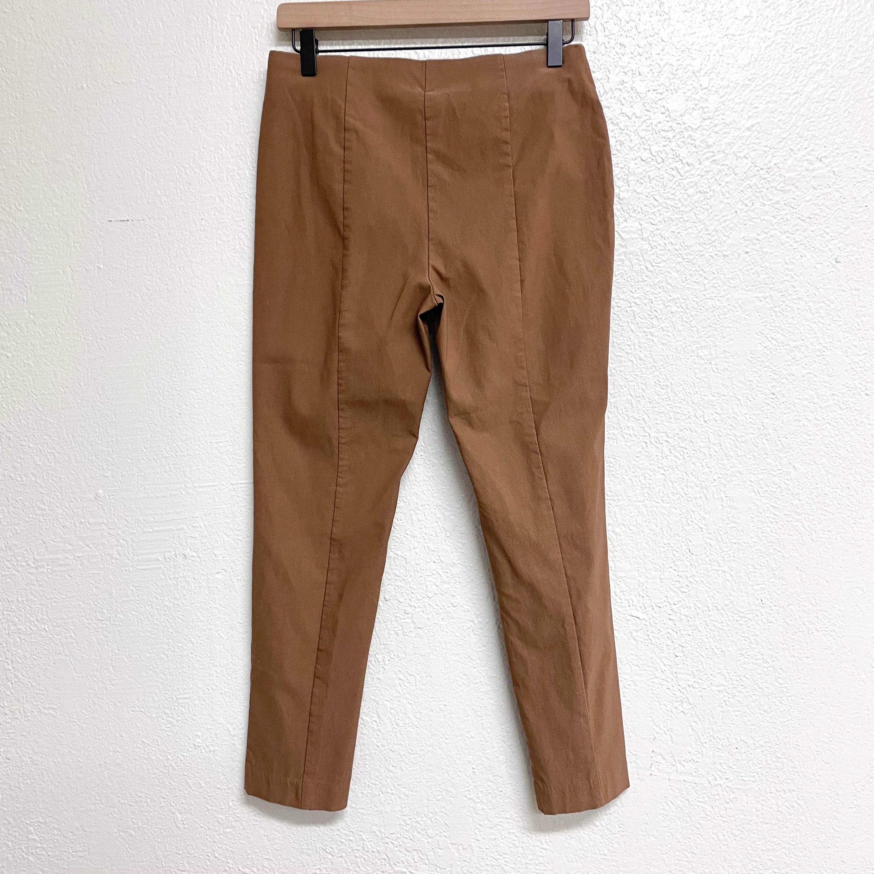 Cropped Pull On Dress Pants