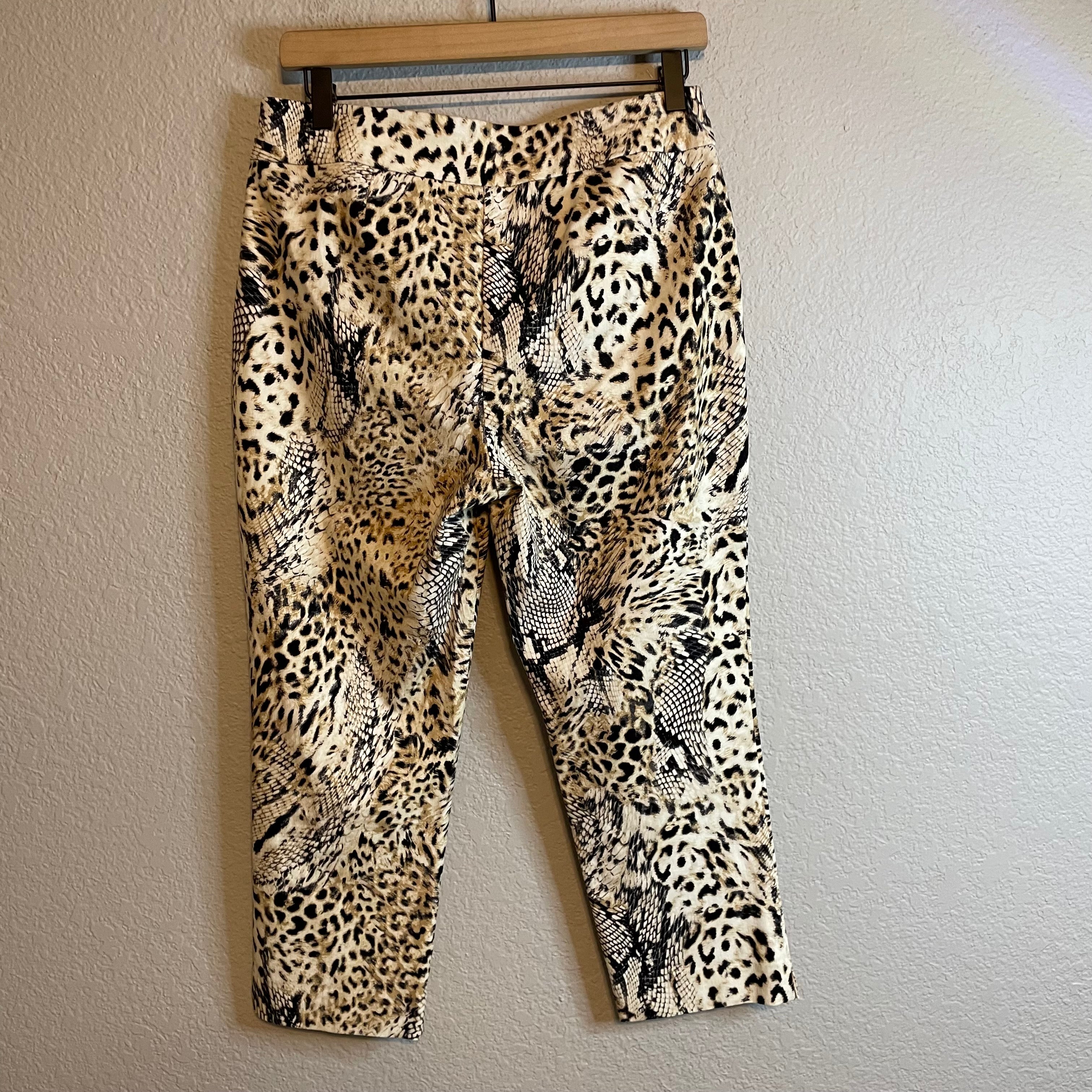 Animal Print Capri’s