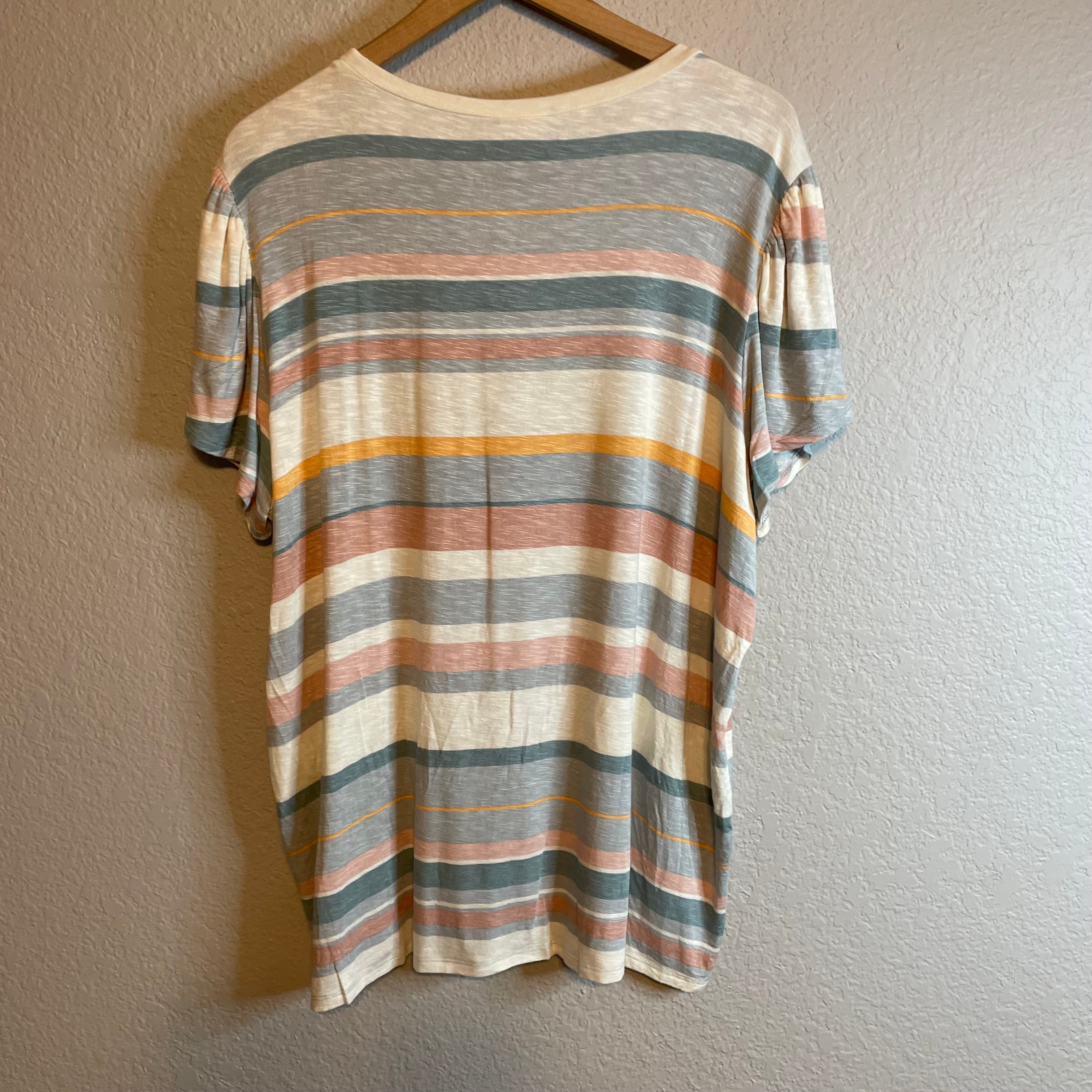 Be The Change Striped Top