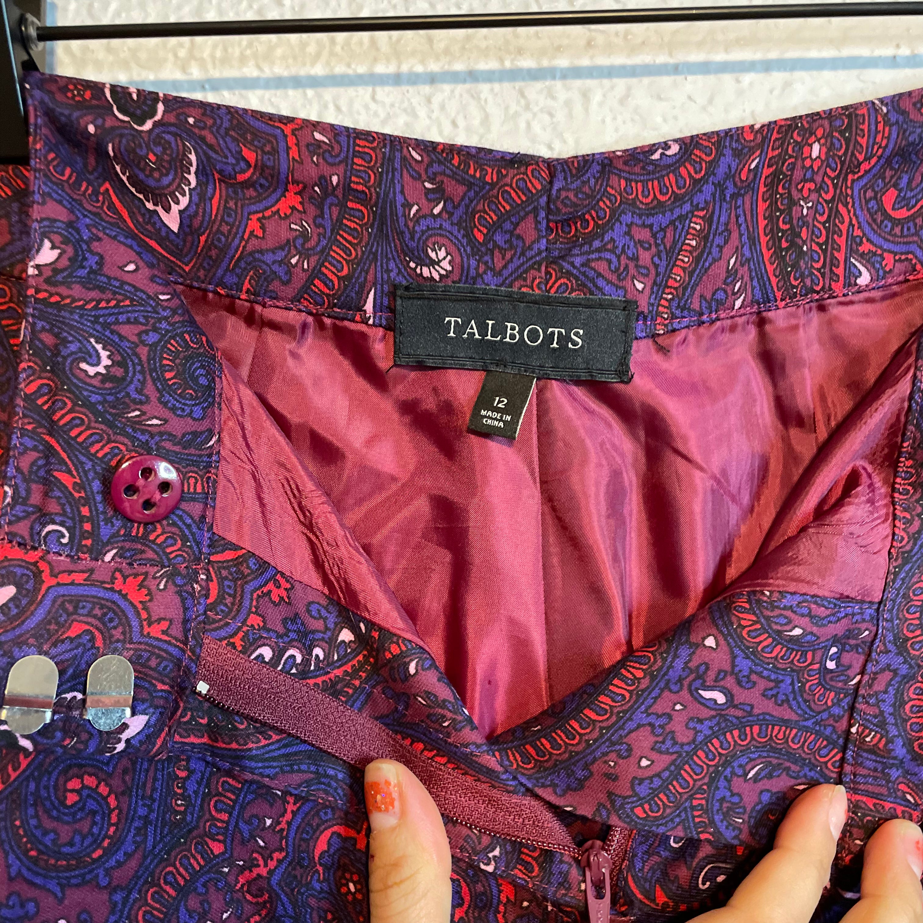 Paisley Dress Pants