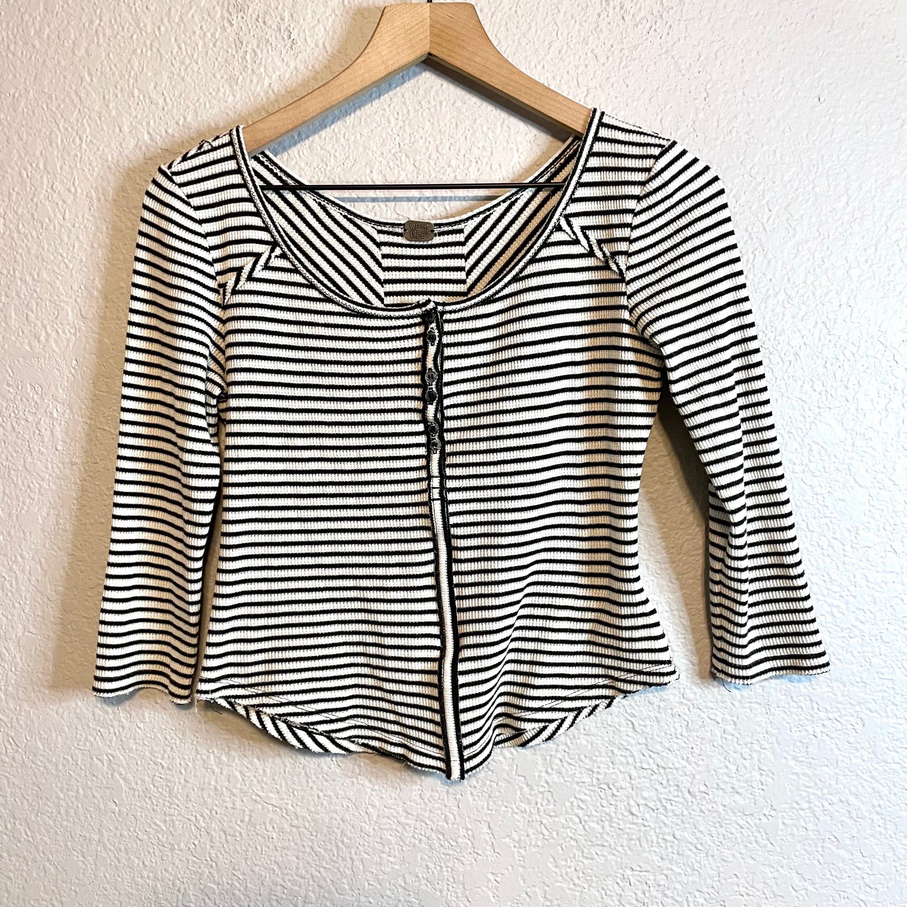 Cropped Striped Thermal