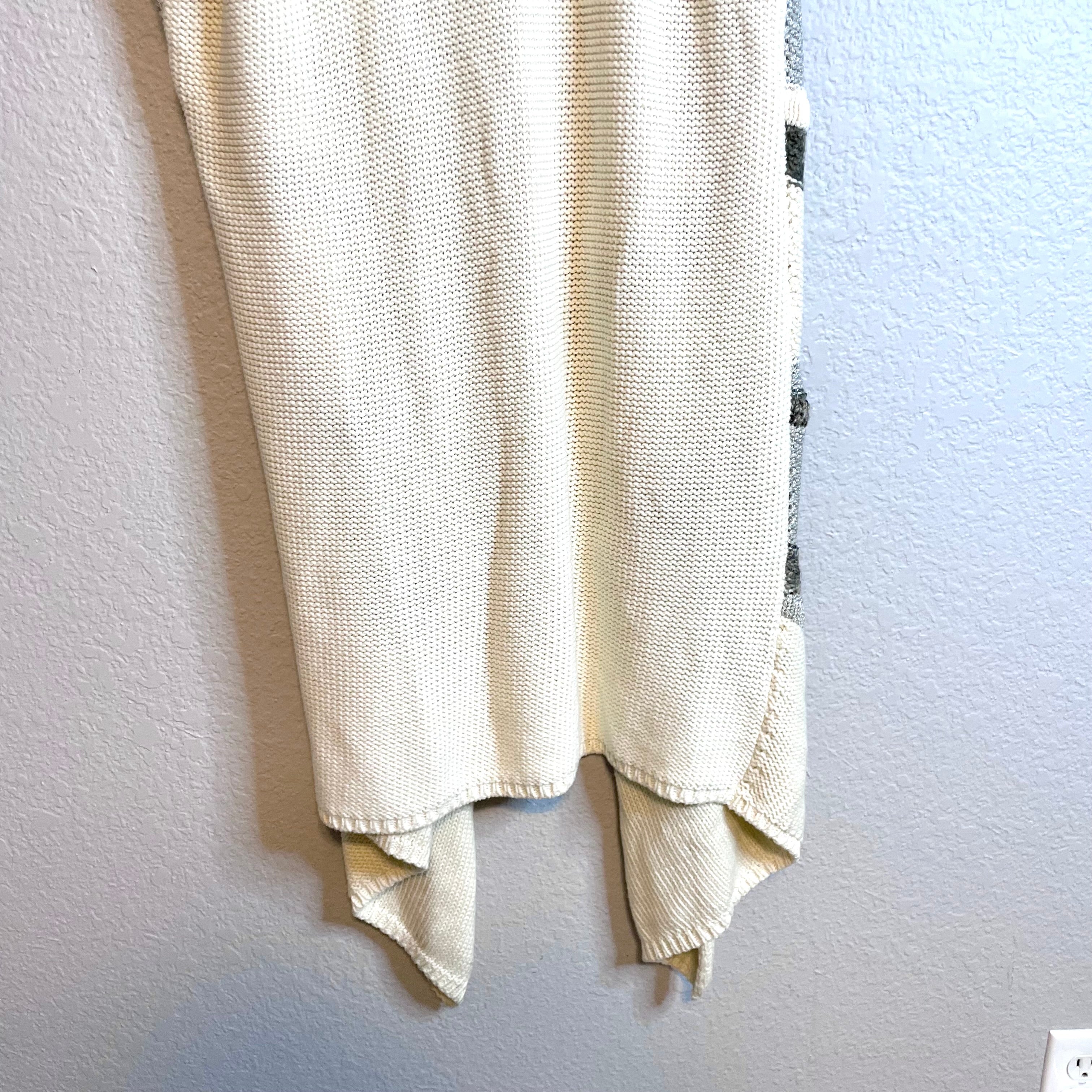 Open Front Sleeveless Cardigan