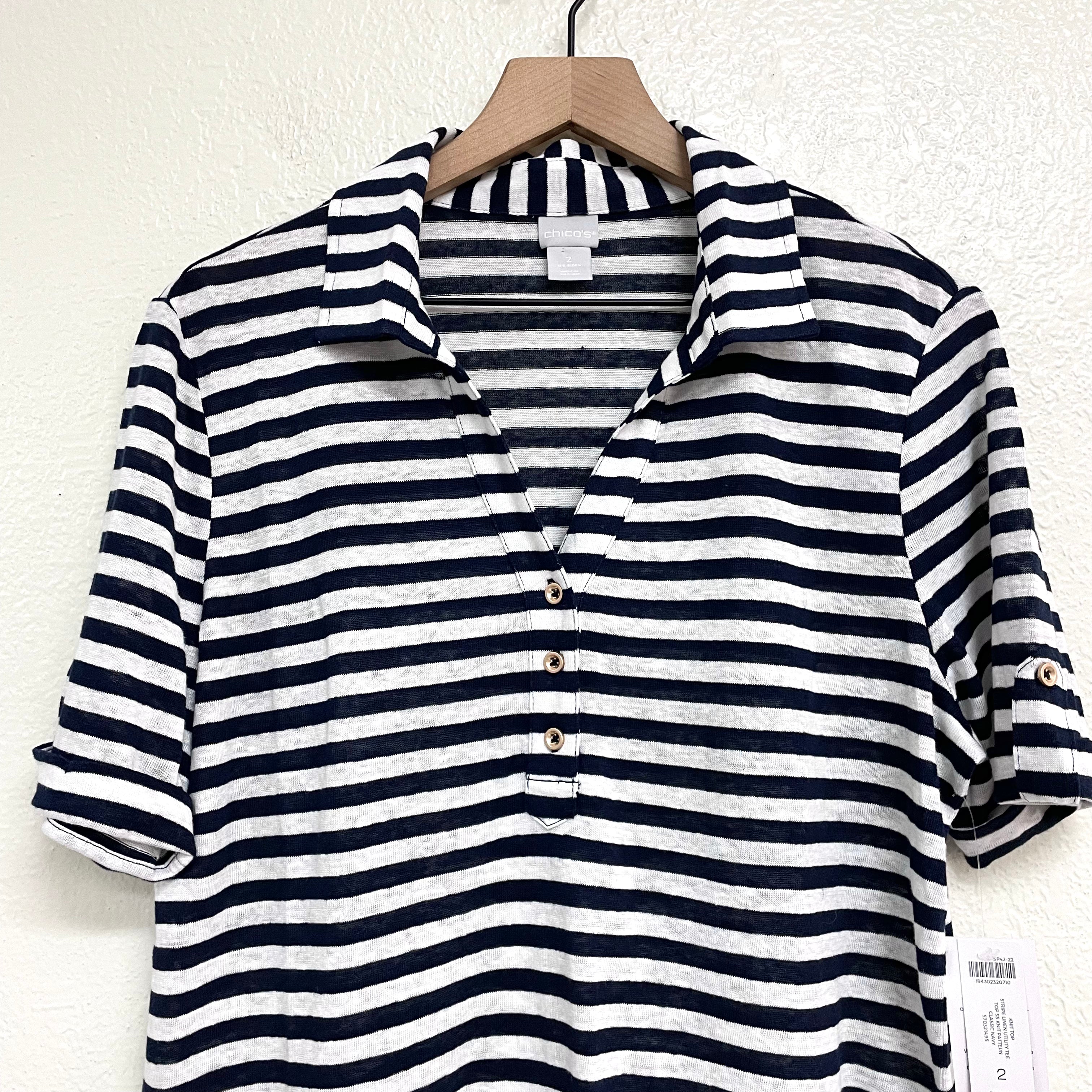 Striped Linen Top