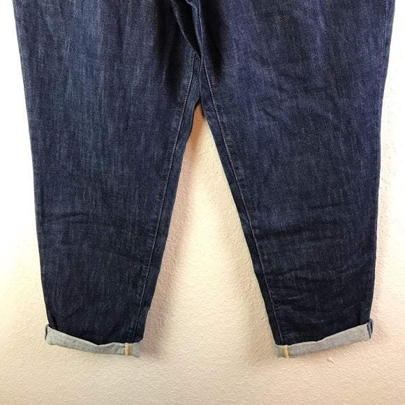 High Rise Taper Ankle Jeans