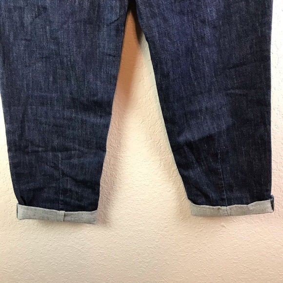 High Rise Taper Ankle Jeans