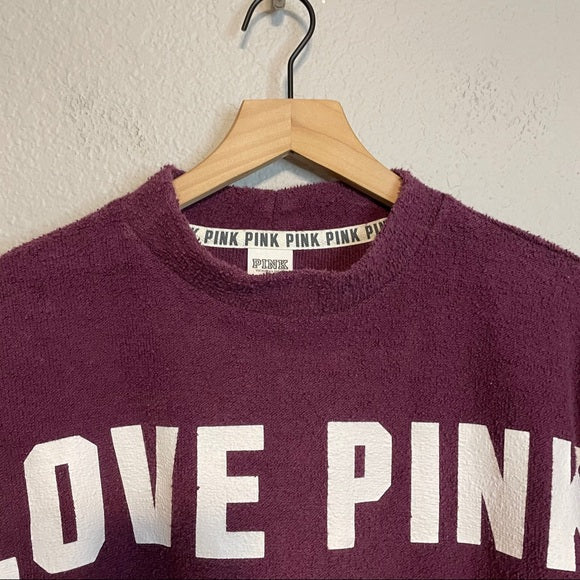 Mock Neck LOVE Sweatshirt