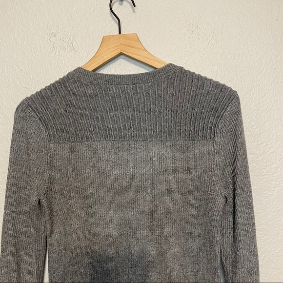 Button Shoulder Sweater