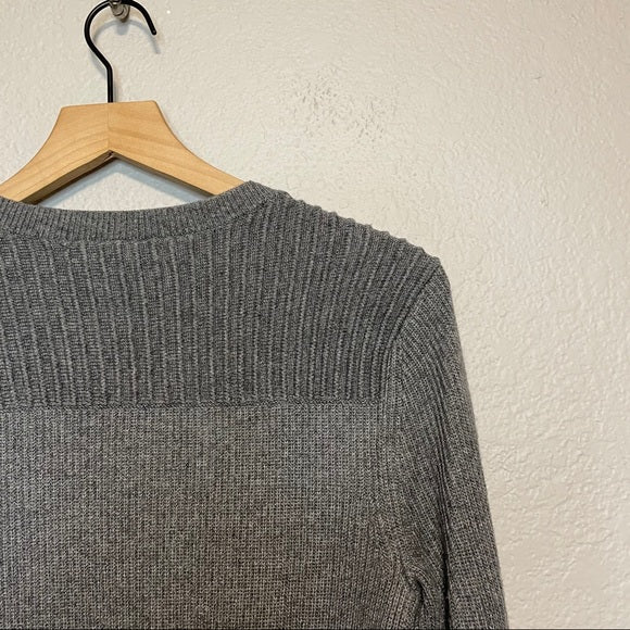 Button Shoulder Sweater