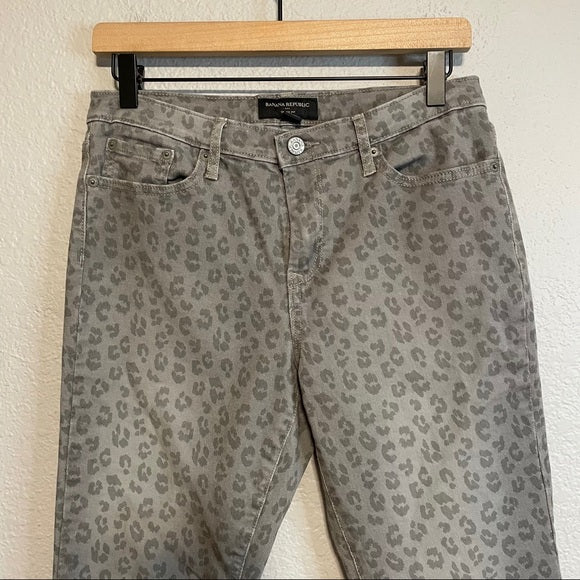 Leopard Print Skinny Jeans