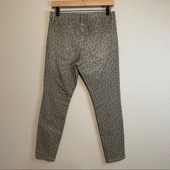 Leopard Print Skinny Jeans