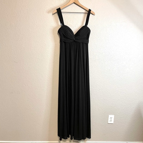 Twist Front Maxi Formal Dress