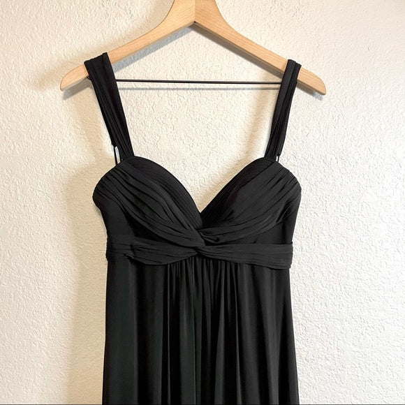 Twist Front Maxi Formal Dress