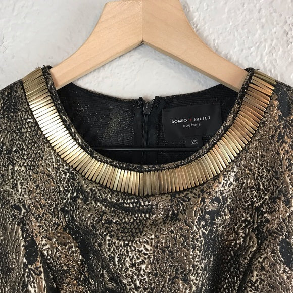 Golden Embellished Dress