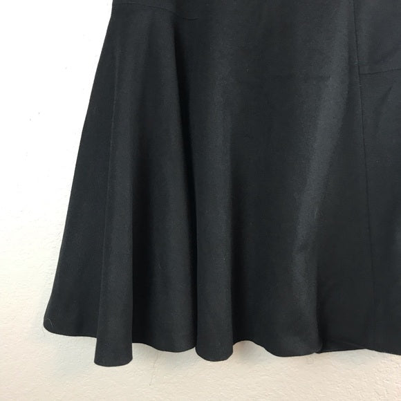 Wool Cashmere Blend Midi Skirt