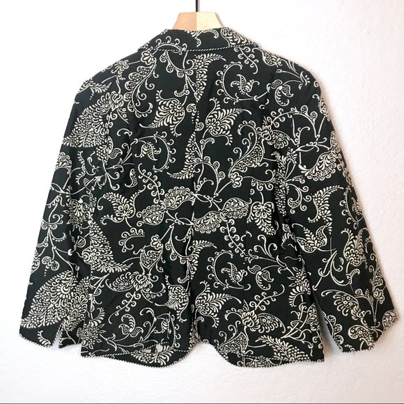 Paisley Vine Blazer Jacket