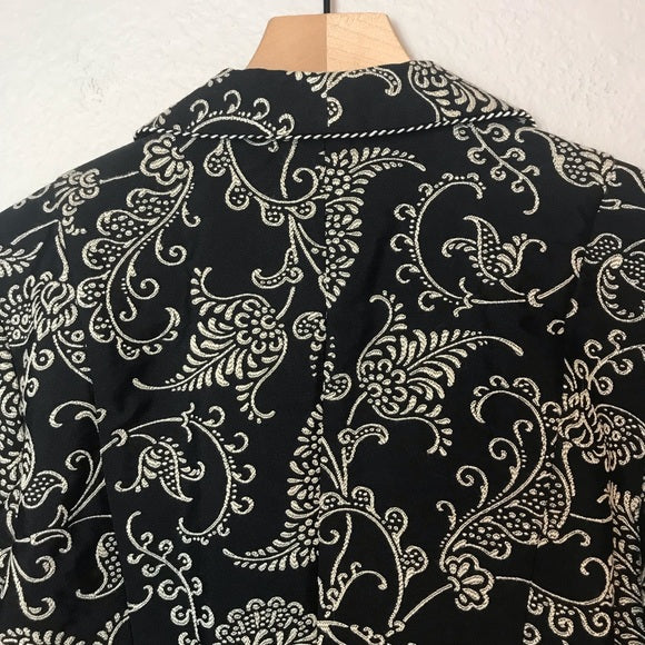 Paisley Vine Blazer Jacket