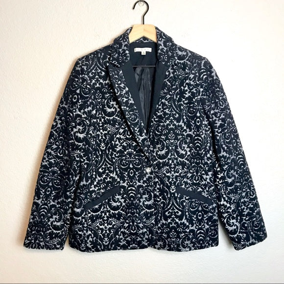 Jacquard Blazer Jacket