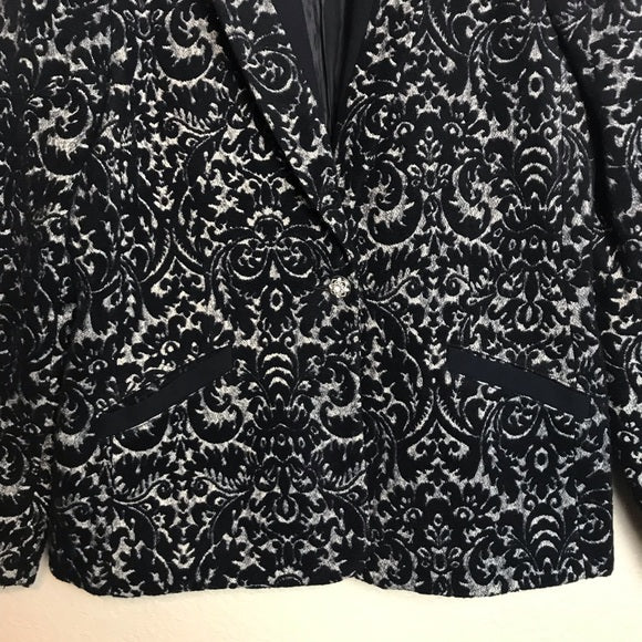 Jacquard Blazer Jacket