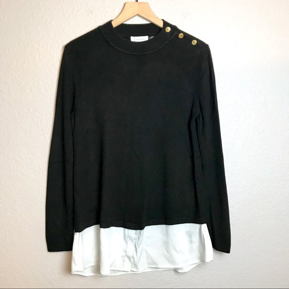 Shoulder Button Sweater