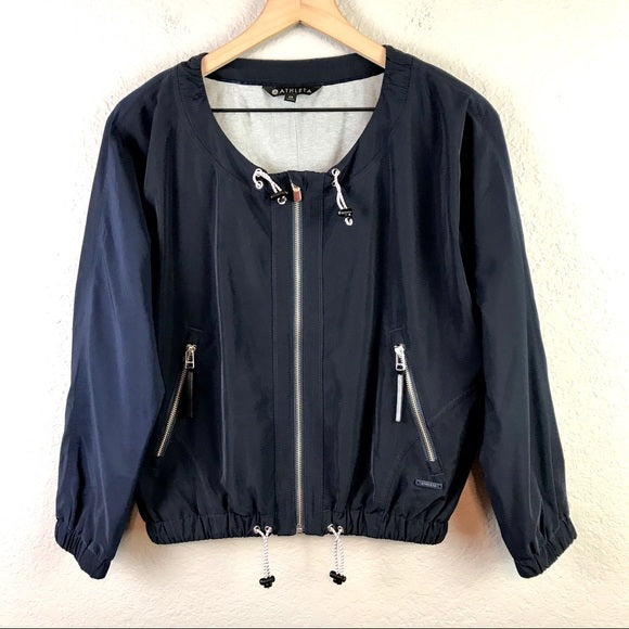 Zip Front Bomber Jacket