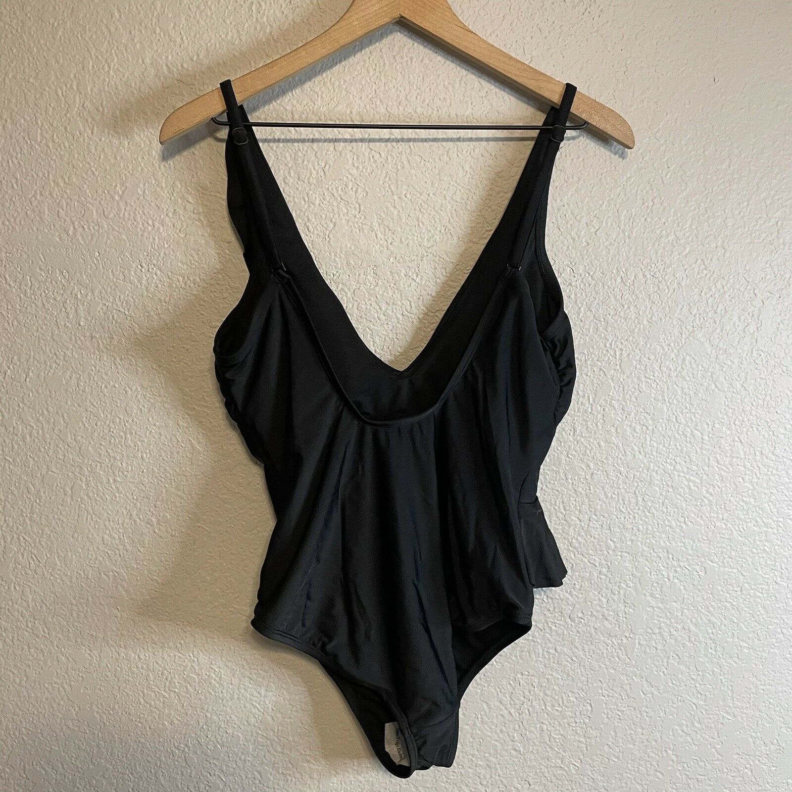 Asymmetrical Ruffle One Piece Swimsuit