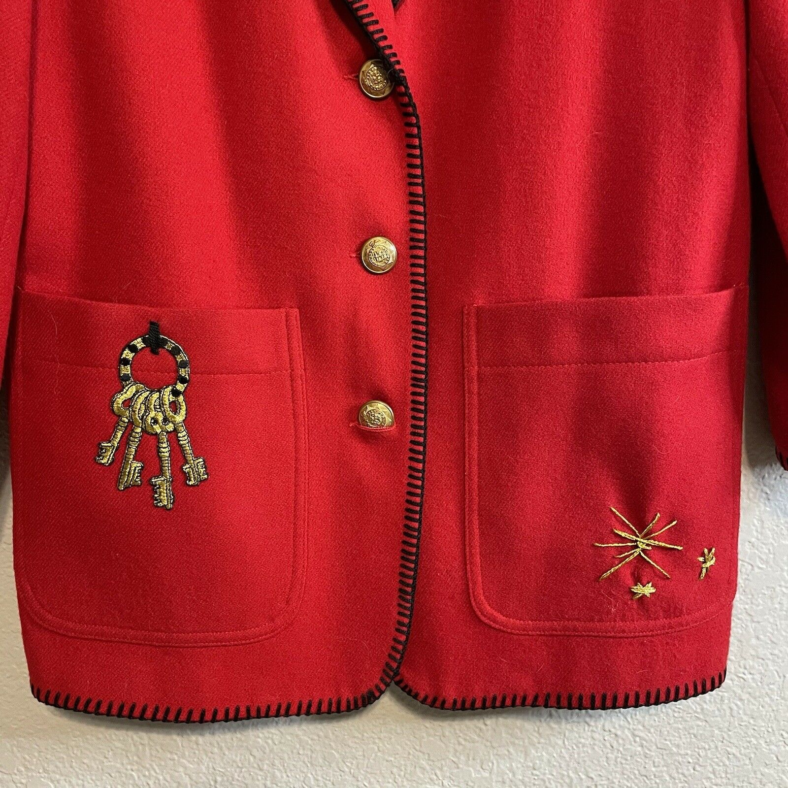 Embroidered Blazer Jacket