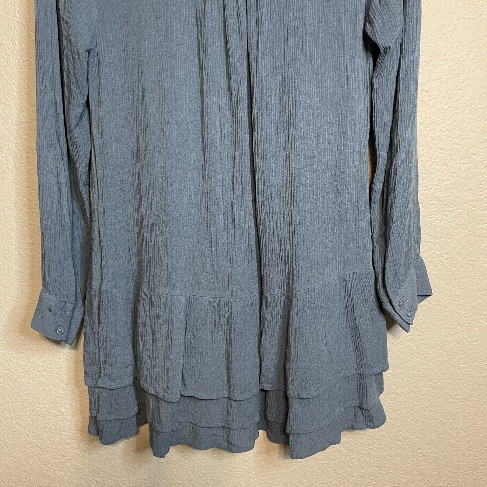 Crepe Button Down Tunic