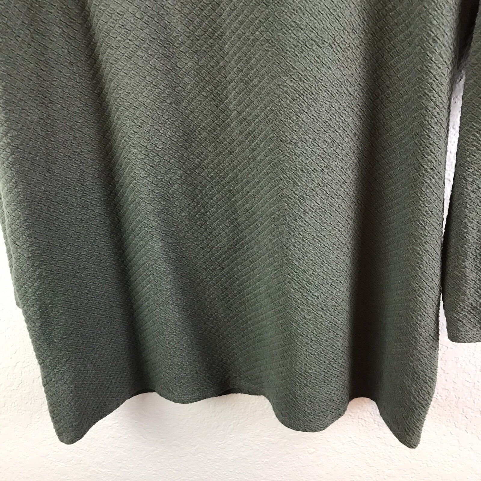 Texture Knit Pocket Tunic Top