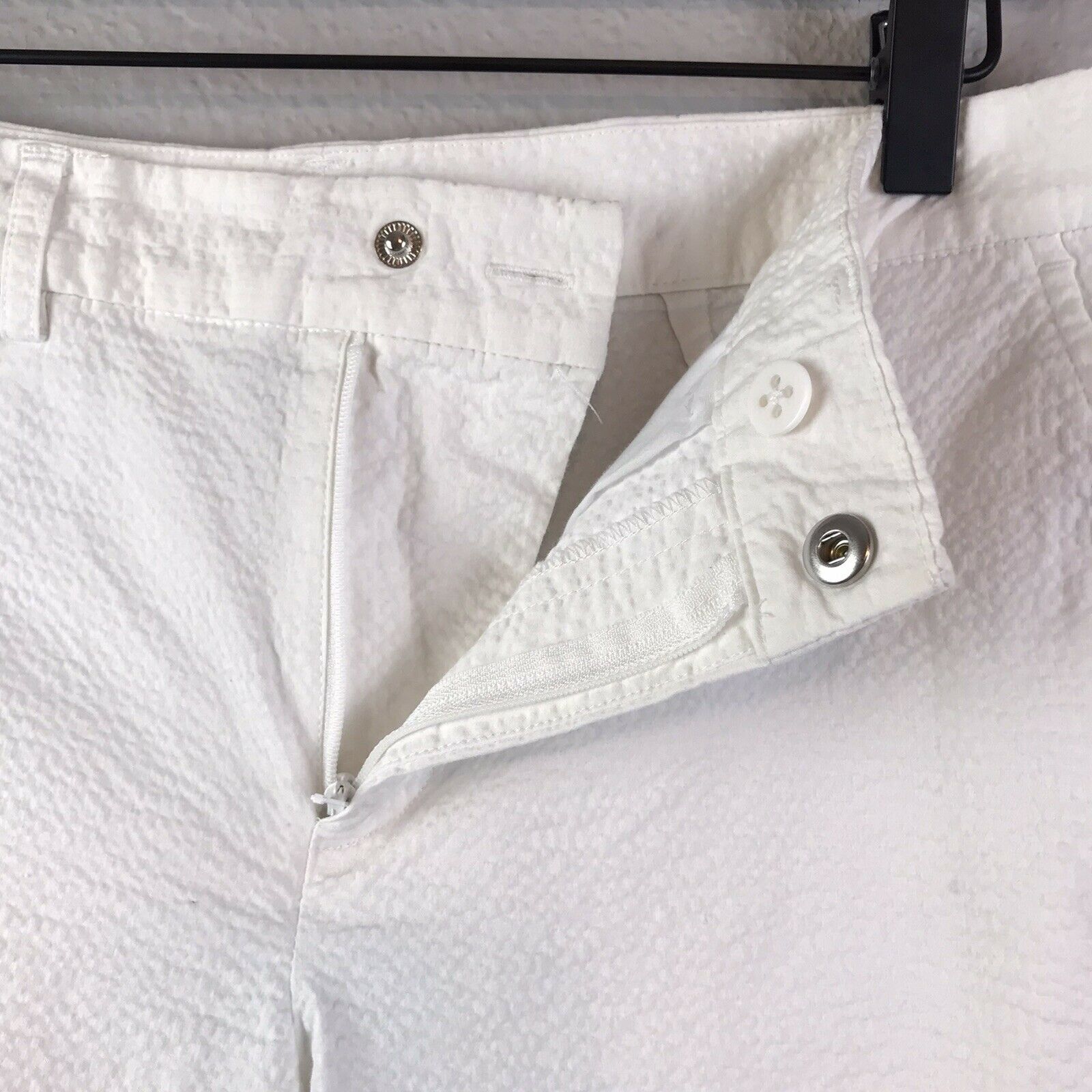 Textured Bermuda Shorts