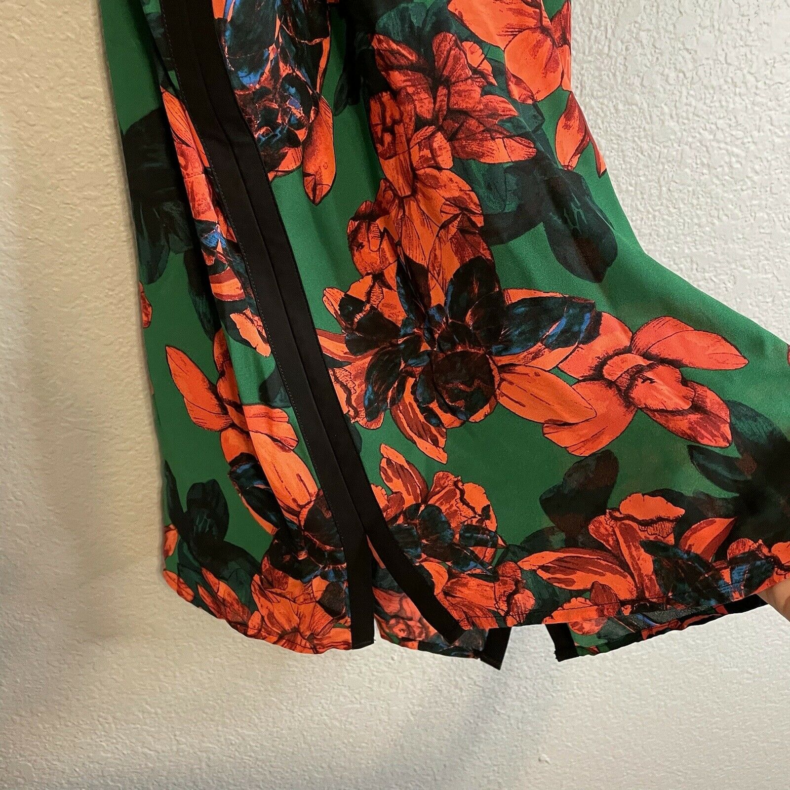 Floral Blouse Tie Back Top