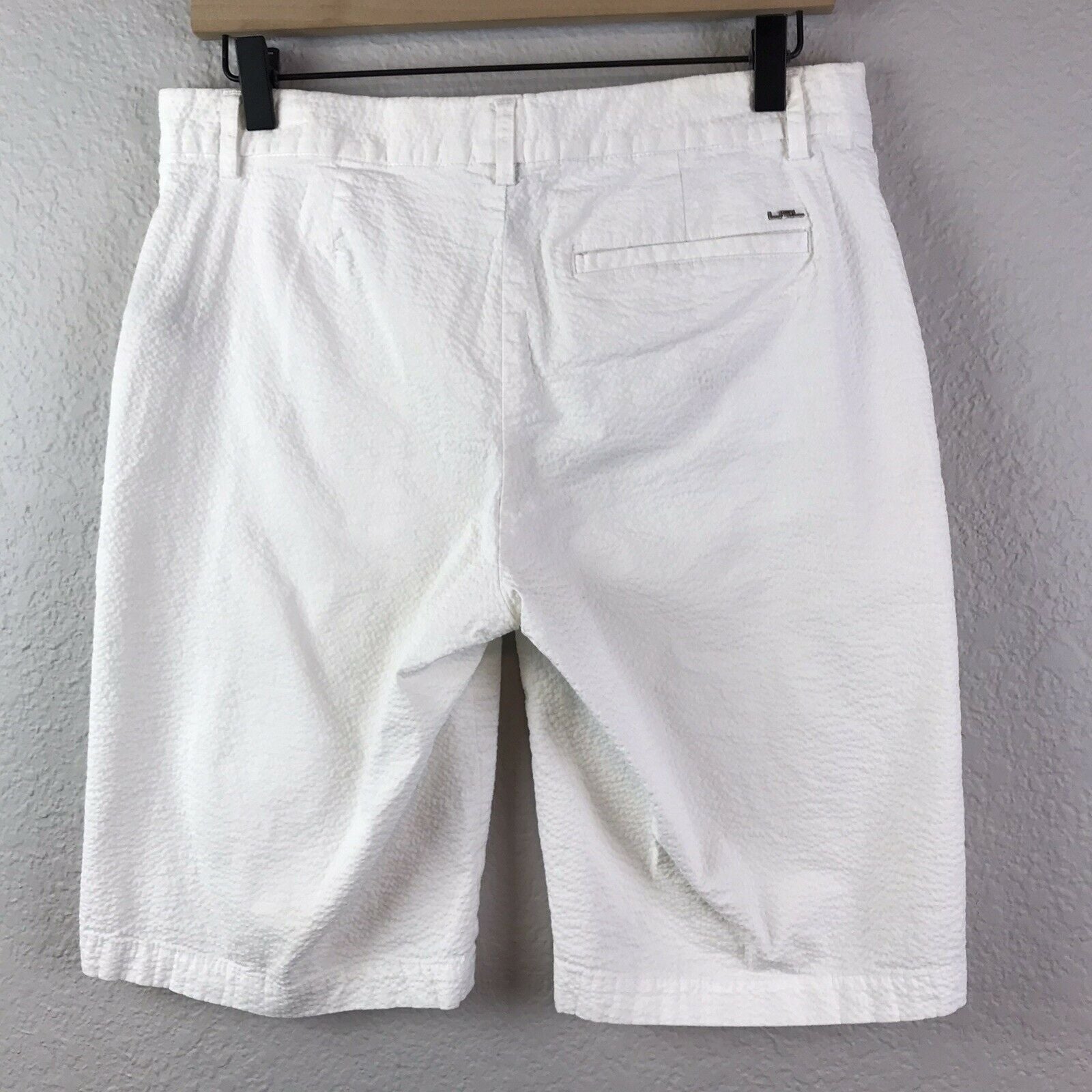 Textured Bermuda Shorts