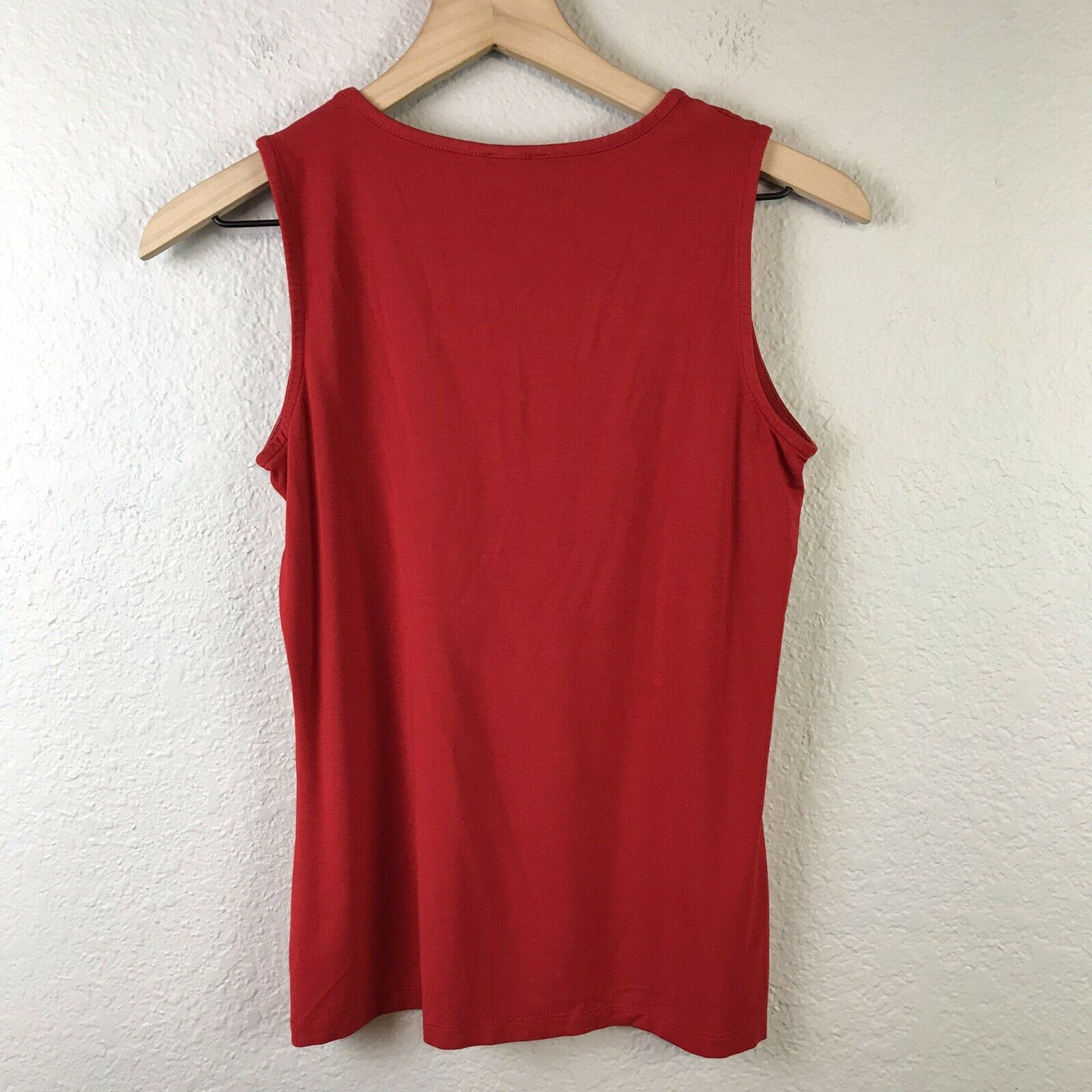 Satin Trim Tank Top