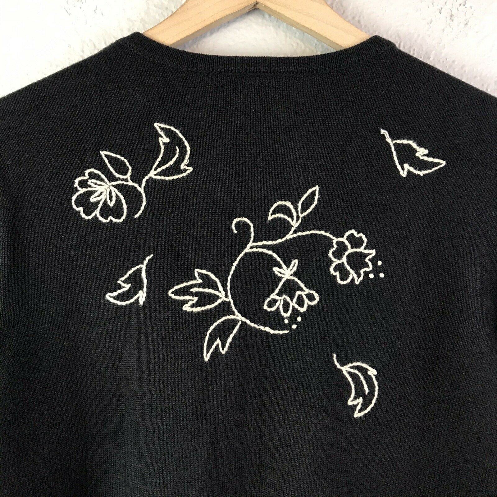 Embroidered Floral Cardigan