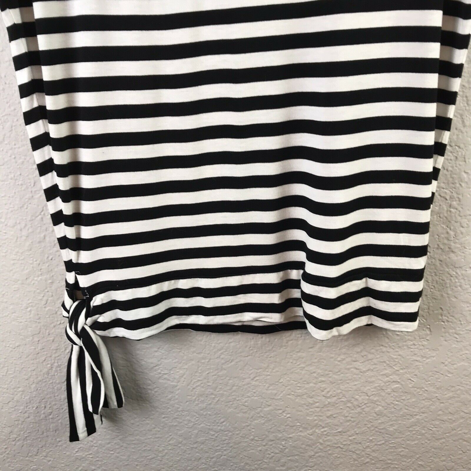 Striped Side Tie Blouse