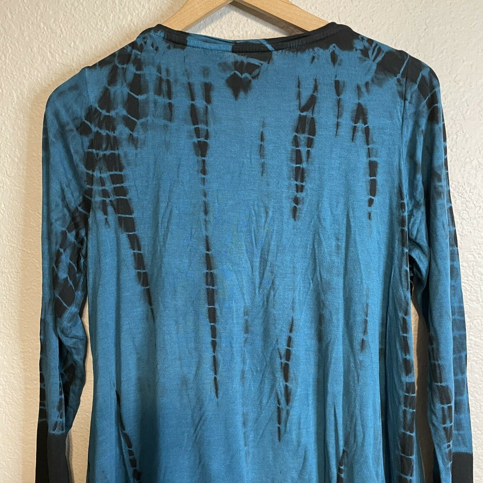 Tie Dye Velvet Front Top