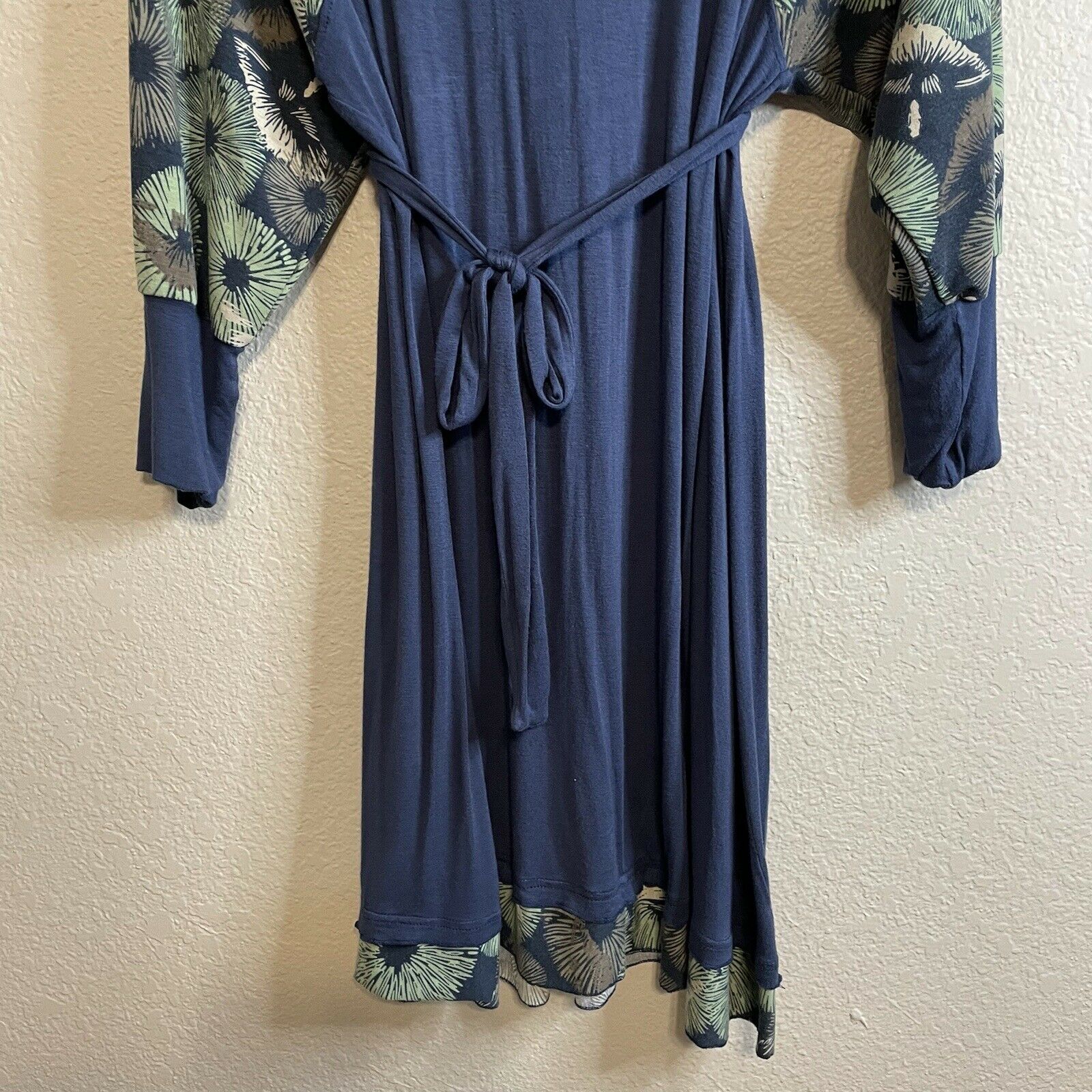 Dolman Sleeve V-Neck Tunic Dress