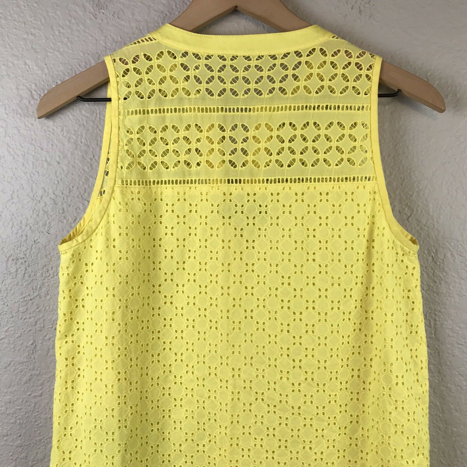 Eyelet Overlay Shift Dress