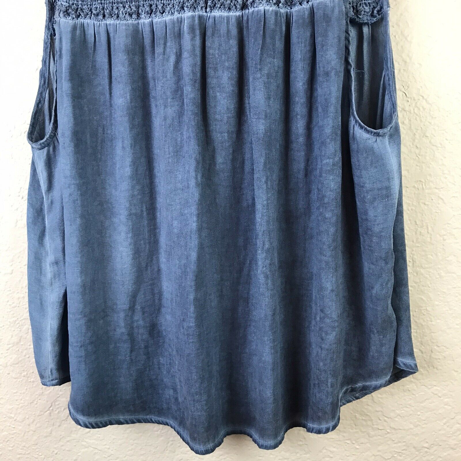 Smocked Tie Tank Top