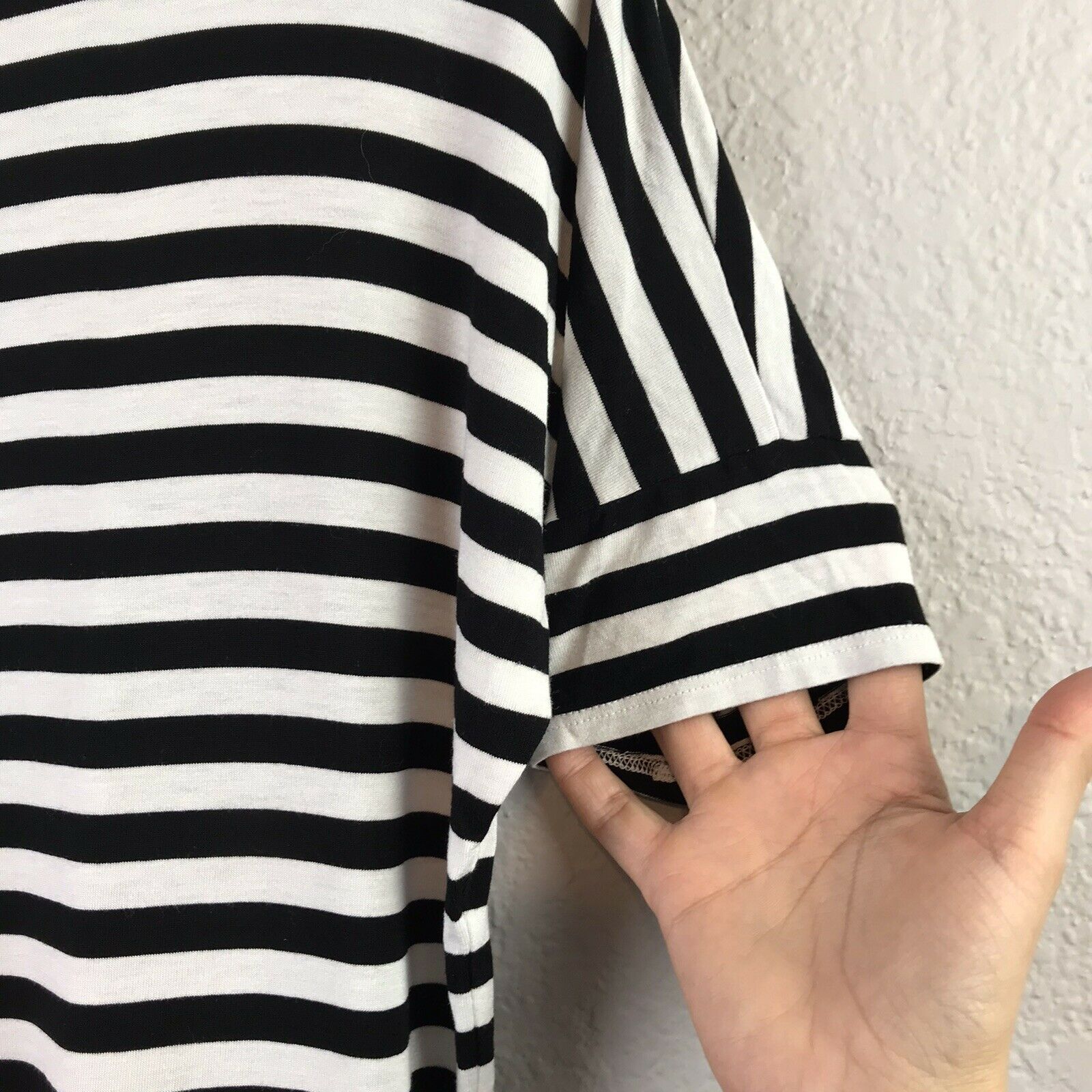 Striped Side Tie Blouse